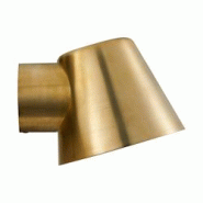 Applique murale ALERIA  Brass Laiton, H.11.3 - IP44 - GU10 /Nordlux Extérieur - doré 5704924017421