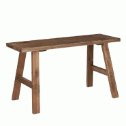 Banc en bois recyclé 80x36,5x44 cm