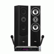 Colonnes son hifi pack karaoke EVIDENCE ACOUSTICS star5 - 1000w pmpo, ampli stéréo 2x50w, usb bluetooth, fm, 2 micros inclus - 3666638037374 Colonnes son hifi pack karaoke EVIDENCE ACOUSTICS star5 - 1000w pmpo, ampli stéréo 2x50w, usb bluetooth, fm, 2 micros inclus - 3666638037374