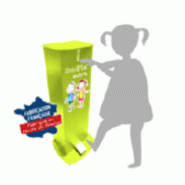 Distributeur de gel hydroalcoolique spécial enfants - Bidon 5L - Action au pied Distributeur de gel hydroalcoolique spécial enfants - Bidon 5L - Action au pied