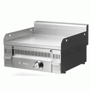 Fry-Top électrique EURO-SNACK lisse en ACIER rectifié - L600 | Mainho - PL60ET