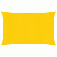 Helloshop26 - Voile toile d'ombrage parasol 160 g/m² PEHD 2 x 4 m jaune 02_0009118 - jaune 3000487847768