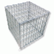 Les gabions CUBIK 50 x 100 mm - cages métalliques électro-soudées à remplir de pierres Les gabions CUBIK 50 x 100 mm - cages métalliques électro-soudées à remplir de pierres