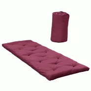 LIT FUTON STANDARD BED IN A BAG COULEUR BORDEAUX