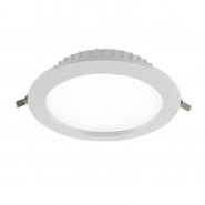 Luminaire encastré au plafond calypso ip44 led smd 25w 3000k blanc