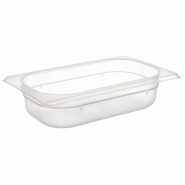 METRO Professional Récipient GN 1/4, 65 mm, Polypropylène (PP) - transparent plastique polypropylène 283698
