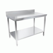 METRO PROFESSIONAL - Table de travail GWTS3127B en acier inoxydable, 120 x 70 x 95 cm, argenté - inox METRO PROFESSIONAL - Table de travail GWTS3127B en acier inoxydable, 120 x 70 x 95 cm, argenté - inox