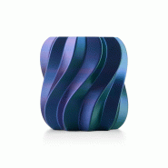 Mot sur initiale en Impression 3D - Soie bleu vert pourpre_0