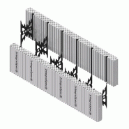 Panneau standard coffrage isolant - integraspec - l122xl6,35xh31,12cm