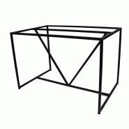 Pied de table métal double Istres - Pied de table métal double Istres -