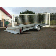 Remorque porte-engins lider 1.5t, 3.5m - 1 essieu