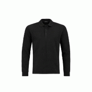 Polo Noir Manches Longues - L - L noir textile 3760394099376