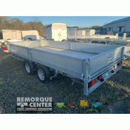 Remorque plateau IFOR WILLIAMS - LM146G - 423x198 cm - PTAC : 3500 kg - 2 Essieux - Reference -CT166-IFW