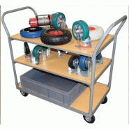 Servante classique plateau bois 250 kg ASER3 Servante classique plateau bois 250 kg ASER3
