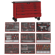 Servante rouge foam mega master set 6 tiroirs Teng Tools TCEMM699LN Servante rouge foam mega master set 6 tiroirs Teng Tools TCEMM699LN