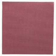 Serviette en ouate gaufré 2 plis prune 39x39cm - par 1200