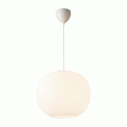 Suspension NAVONE 40 Verrerie Blanc, H.34.5 - IP20 - E27 /DFTP Intérieur - blanc 5704924018275