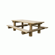 Table pique-nique BOIS ROND