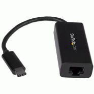 Adaptateur USB C vers Gigabit Ethernet - Noir - Adaptateur Réseau LAN USB 3.0 vers RJ45 - USB Type C_0