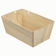 Bourriche en bois 29,7x19,2x12,5cm - par 50 Bourriche en bois 29,7x19,2x12,5cm - par 50