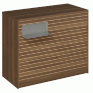 Comptoir Vertigo H T03nat. Spl.Gauche L120cm 2tabl.Couliss.4tab.Amovib.Olivier