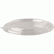 Couvercles Ø15cm Saladiers ronds PLA Transparent 50un - 6621270