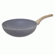 FIVE Poêle Wok en Aluminium Forgé Nature - aluminium JJ3208