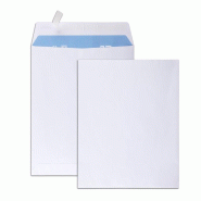 GPV Boîte de 250 pochettes Everyday blanches 260x330/24, 90 g/m², adhésive avec bande - 3250650600373