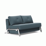 INNOVATION LIVING CANAPÉ DESIGN CUBED 02 CHROME CONVERTIBLE 200*140 CM TISSU VIVUS DUSTY BLUE INNOVATION LIVING CANAPÉ DESIGN CUBED 02 CHROME CONVERTIBLE 200*140 CM TISSU VIVUS DUSTY BLUE