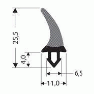 Joint caoutchouc pour chambre froide jcr-036_0