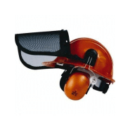 Kit Casque forestier HG9020 avec Casque antibruit HG1670 Porte visière et Visière