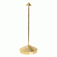 Pina Pro Lampe De Table Led Feuille D'Or Rechargeable Et Dimmable Sans Fil Zafferano 2200-2700-3000K - jaune 8058945335314