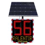 Radar pédagogique à alimentation solaire 85Wc, le plus performant du marché - V400