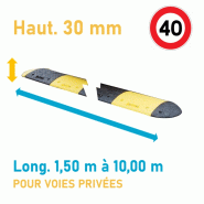 Ralentisseur 30 mm voies privées -