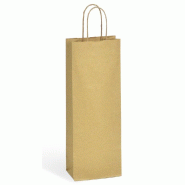 Sac 1 bouteille éco 70% recyclé 14x8x39cm - par 50