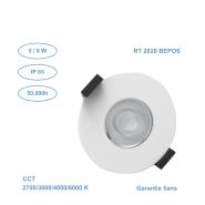 Spot led rt2020 bepos 5/8w 50,000h