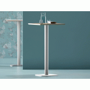 Table haute carrée en bois massif de chêne Las Palmas Mobitec Table haute carrée en bois massif de chêne Las Palmas Mobitec