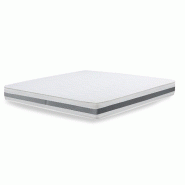 THE WHITE STONE Matelas ESSENTIAL 90 X 190 Waterfoam Hypoallergénique 20CM made in Italy - blanc multi-matériau ESSENTIALH20-90X190X20