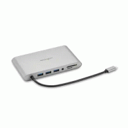 UH1440P Station daccueil mobile USB-C 5 Gbits/s sans pilote avec double sortie vidéo  DP/HDMI/VGA