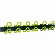 UNILUX Patère Murale Fil 6 Double Crochets Vert - 3595560025657