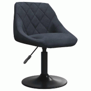 VidaXL Chaise de salle à manger Gris foncé Velours Modèle Atlas Vision - 3088814
