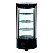 Vitrine réfrigérée avec éclairage led enclenchables séparément, pour une présentation parfaite des gâteaux, tartes ou snacks froids - réf. 700207g bartscher