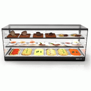 Vitrine chauffante LOGIC - Bain marie - 6 bacs GN 1/3 - 3 niveaux | Sayl Barcelona
