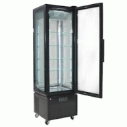 Armoire vitrine réfrigérée avec roues - 650x650x1950 mm - 320 W 230/1V - 14119901 Eurast - noir multi-matériau 14119901 Armoire vitrine réfrigérée avec roues - 650x650x1950 mm - 320 W 230/1V - 14119901 Eurast - noir multi-matériau 14119901