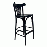 Chaise haute bois New Orleans - NOIR Chaise haute bois New Orleans - NOIR