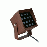 Gea Luce Projecteur Led Orientable 31W Ges2235 Avec Technologie Cct 3000K/4000K/6500K, Structure En Aluminium Moulé Sous Pression Marron - Gealuce -