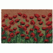 Paillasson en coco et PVC 60 x 40 cm Coquelicots Esschert Design - multicolore 8714982214738 Paillasson en coco et PVC 60 x 40 cm Coquelicots Esschert Design - multicolore 8714982214738
