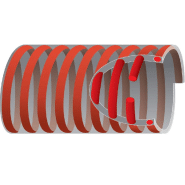 Tuyau Spirabel Vendanges SF - Couronne de 25 m, Transparent, 70 mm / 75,5 mm_0