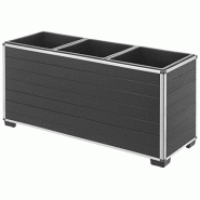 JARDINIÈRE WPC ANTHRACITE 79 X 27 X 35,5 CM GARTENFREUDE 4450-2006-001 JARDINIÈRE WPC ANTHRACITE 79 X 27 X 35,5 CM GARTENFREUDE 4450-2006-001