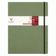 Clairefontaine Lot de 5 Cahier Age Bag My.Essential B5, 192p./96 feuilles 90 g/m² ivoire cousues, couv. Coloris vert, ligné - 3329687944634